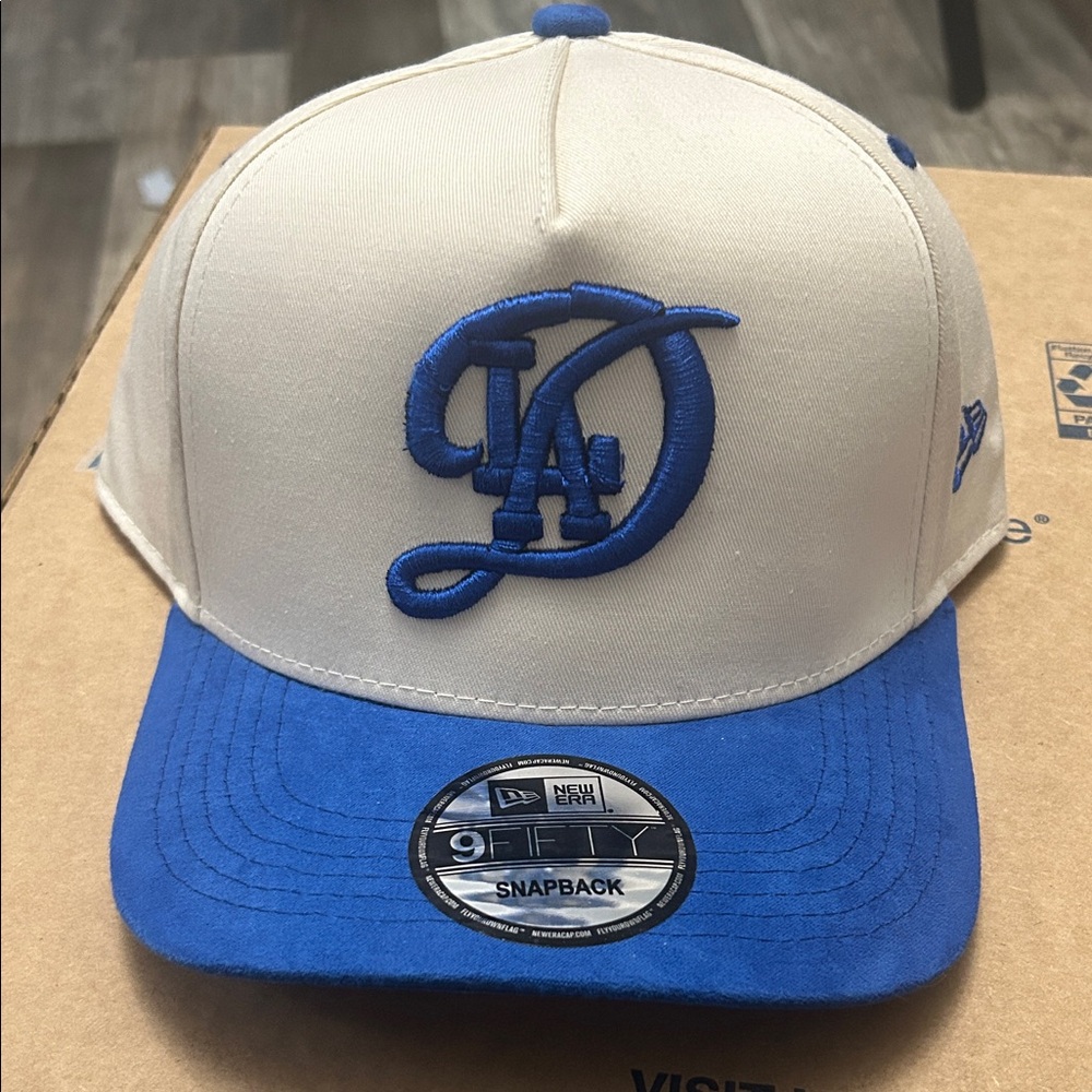 Blue and Cream Cap LA